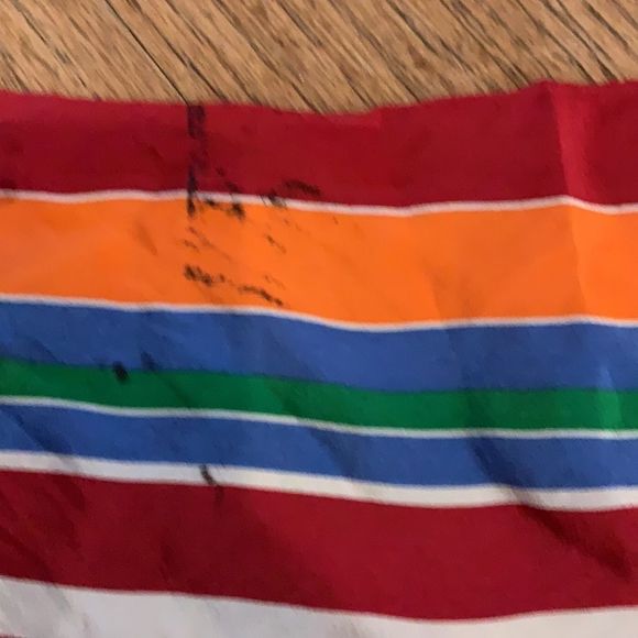 VINTAGE lot of fun colourful scarves, silk etc - Picture 6 of 10